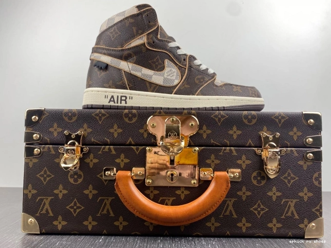 Rep OFF-WHITE 1 LV Air x Jordan 0712